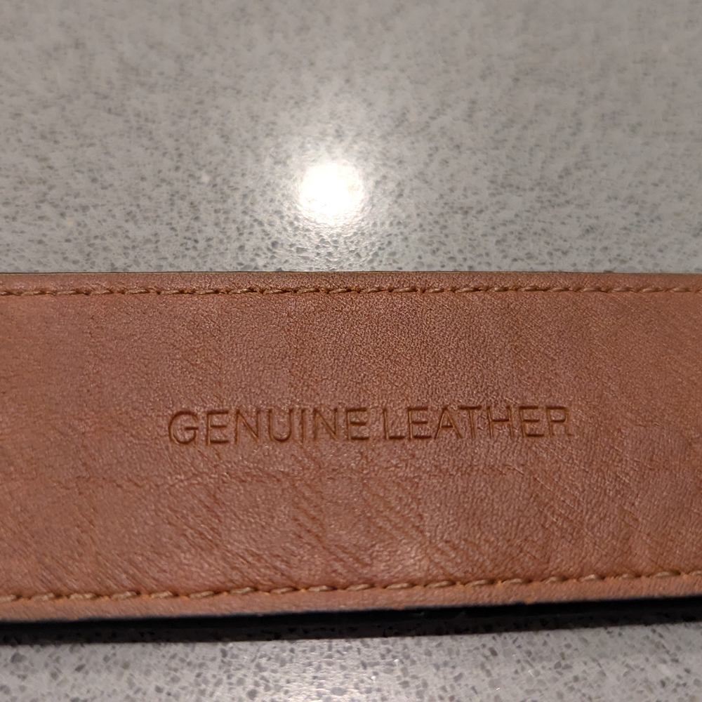 Boconi Black Leather Belt with Silver Buckle - Picture 7 of 10